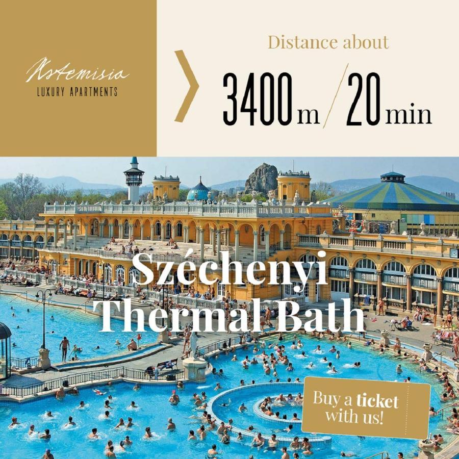 בודפשט Artemisia Luxury Apartments Balcony מראה חיצוני תמונה