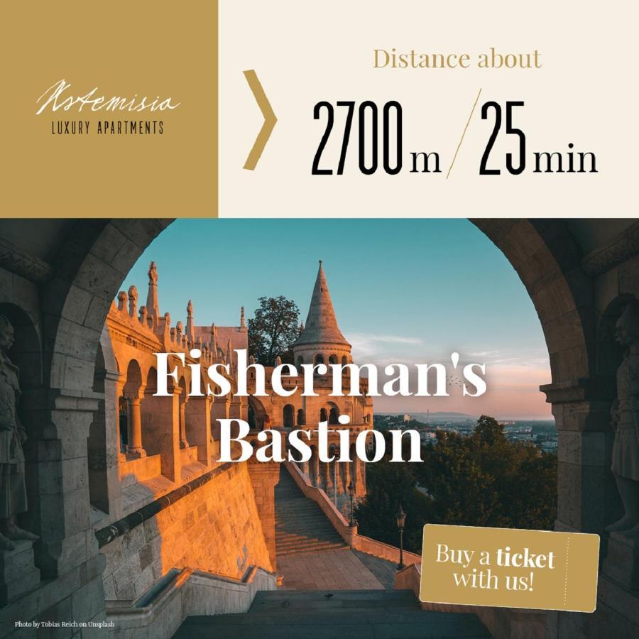 בודפשט Artemisia Luxury Apartments Balcony מראה חיצוני תמונה